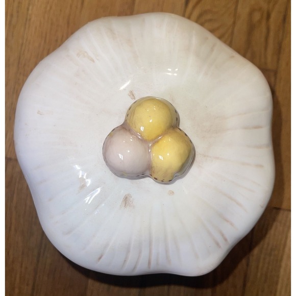 Arnels Mushroom Ceramic 11 Inch Cookie Jar / Canister Tan Mushroom Cap - Picture 8 of 15